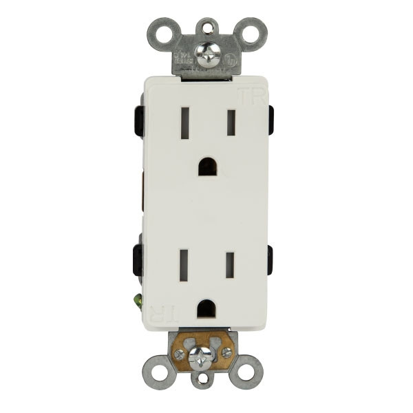 Industrial Grade TR Decorator Receptacle 15A/125V, 5-15R