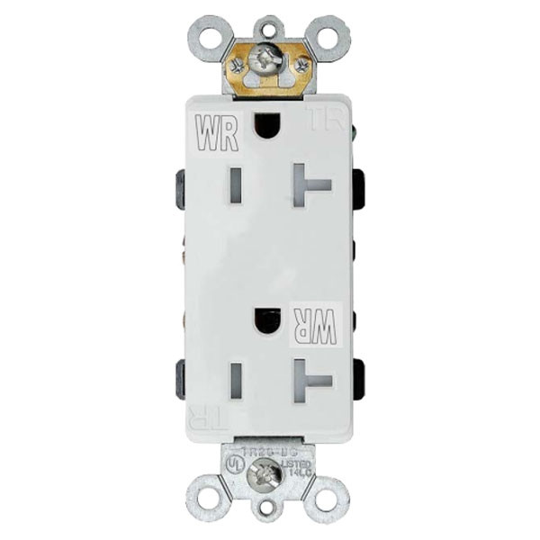 Commercial TWR Decorator Receptacle 20A/125V, 5-20R