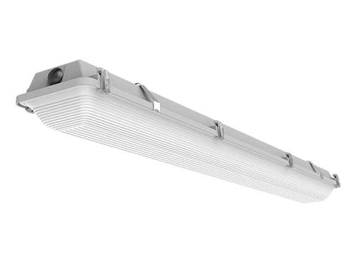 Industrial Lighting Products HZV Series, 4ft Hazardous Location Linear Vapor Tight, 3L, 5000K, Ribbed Acrylic Frosted Lens