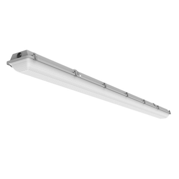 Industrial Lighting Products, WTZ Narrow Linear Vapor Tight, 8ft, 18L, 3000K, Ribbed Acrylic Frosted Lens