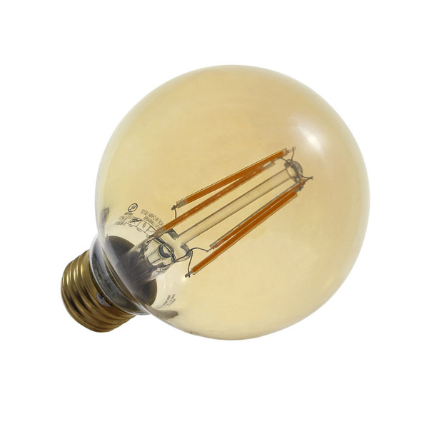 7 Watt LED VG25 Amber Glass