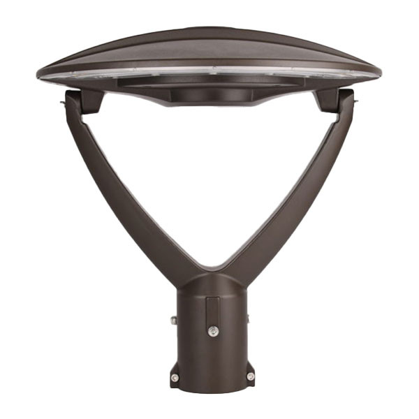 Saturn LED Post Top 30W/50W/60W Selectable, Double Arm Mount