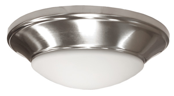 4348 Series Ceiling Mount, Brushed Nickel, 13", 3000K