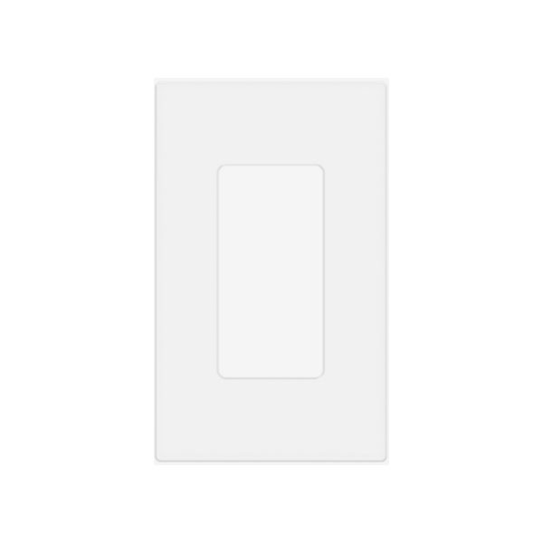 1-Gang Decorator/GFCI, Mid-Size, Screwless Wall Plate