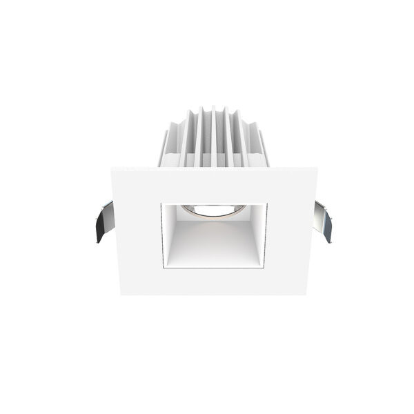 2" Square Recessed Economy LED 9W, Black Trim, 5CCT