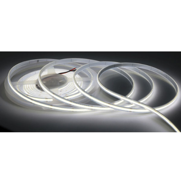 COB LED Strip, 384 LEDs/m, 24V, 10mm, 3000K, IP65