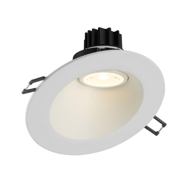 4" Sloped Round Regressed Gimbal LED, 2700K, White