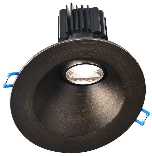 4" Round Sloped Regressed Gimbal LED High Output, 11W, 5CCT, Oil Rubbed Bronze