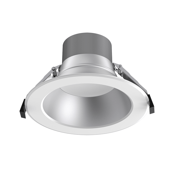 6" Round Commercial LED Downlight, 5 CCT & 5 Wattage Selectable, Dimmable, Wet Location Rated, Type IC & Air-Tight