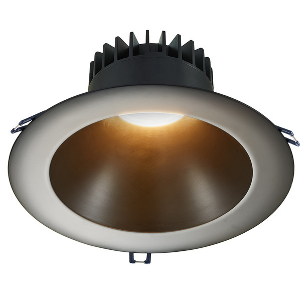 8" Round Deep Regressed LED, 30W, CRI 90+, 2700-5000K, Triac Dimmable, Wet Location, Air-Tight
