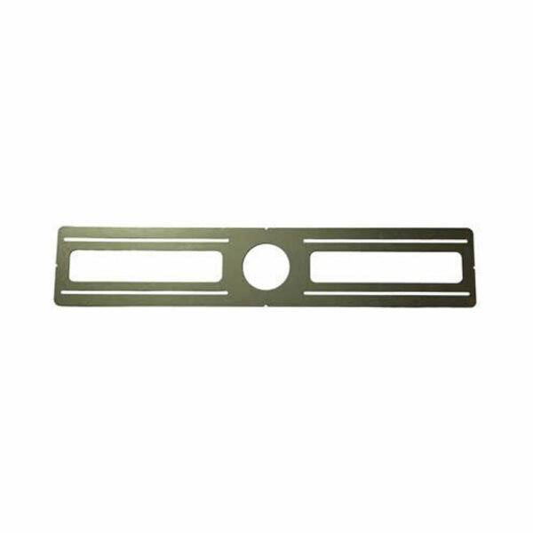 Rough-In Plate, Galvanized Steel, 26" Length, 3" Recessed Fixtures Compatibility
