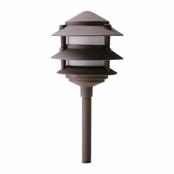 13-Inch LED 3 Watt Pagoda Light, 12V, Bronze image 3
