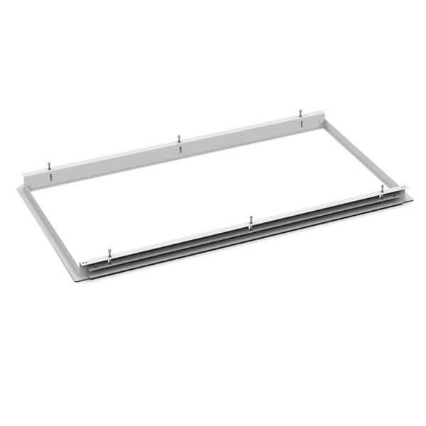 10PK 2x4 Flange Kit, White