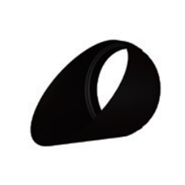 Medium Wall Wash, Black, ORBIT TRACK HEAD