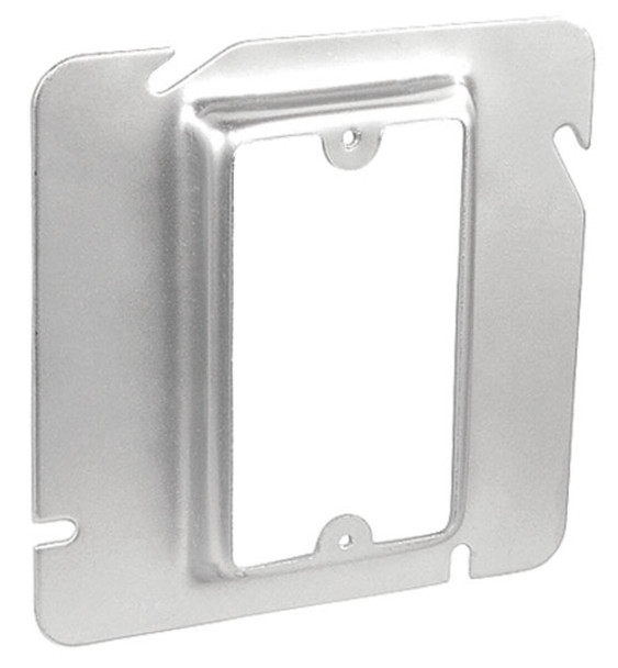 6IN Square Cover, 1-Gang, 1/2IN Raised
