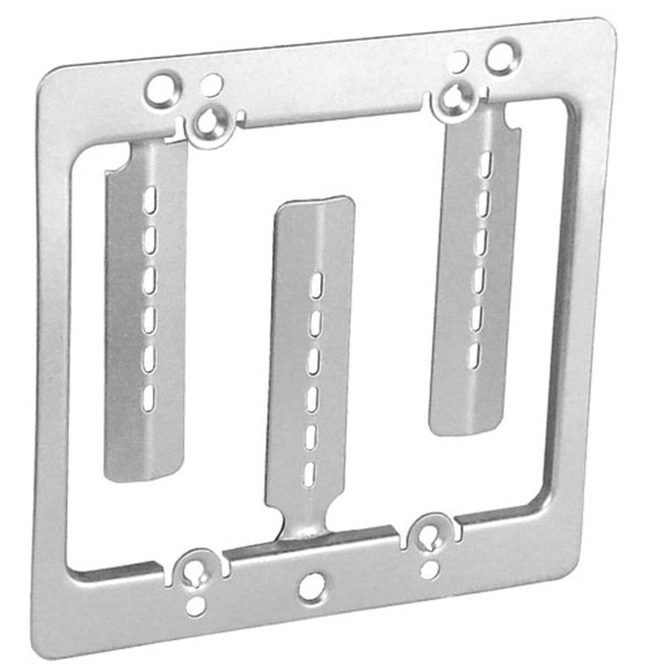 Two Gang Low Voltage Device Bracket, WBF-2