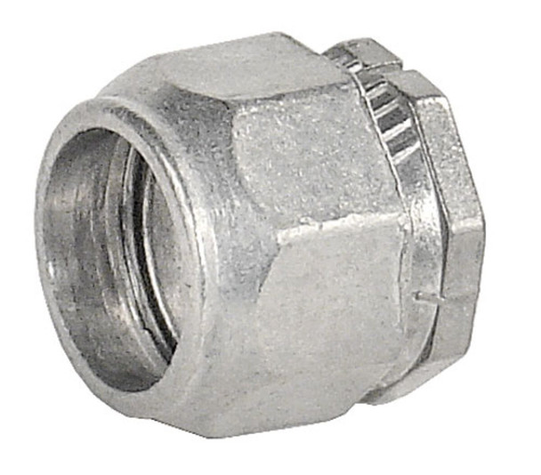 1" EMT Two-Piece Connector, Zinc Die Cast