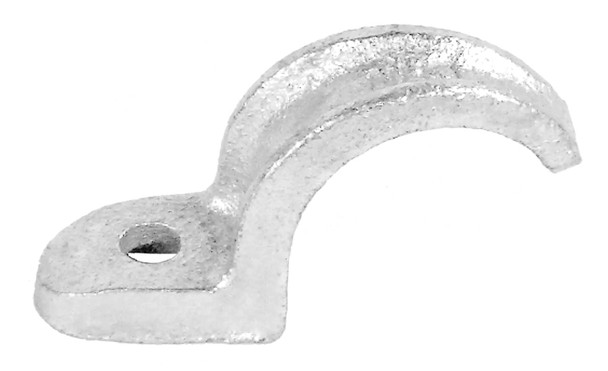 One Hole Rigid Conduit Strap, Malleable, 3/8"