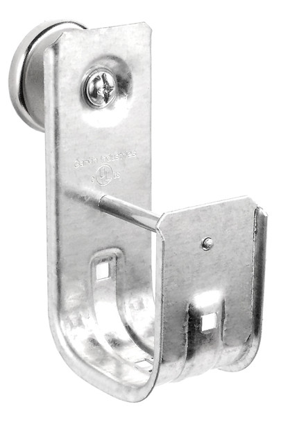 Magnetic J Hook, 3/4", 90 lb Pull Out Strength, Retainer Pin