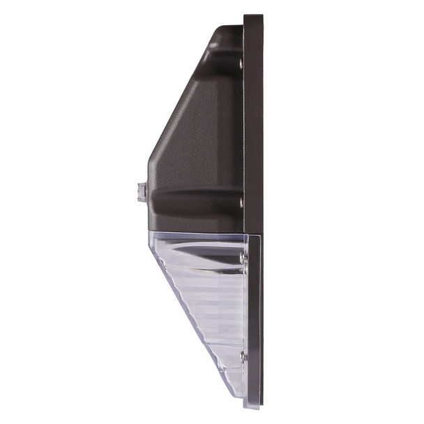 25W LED Wall Pack Light, 3450K, Dimmable, Photocell, 120-277V