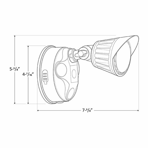Westgate 1-Head 10W LED Security Light