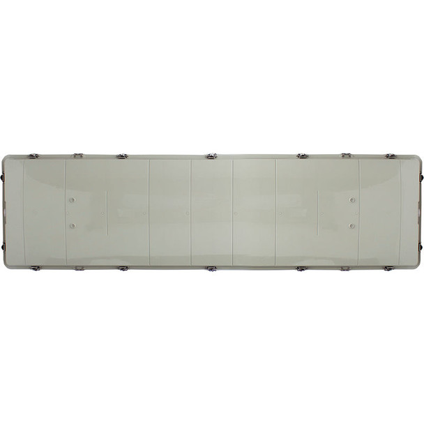 LLVT Series 4FT 100W Multi-Color Temperature Dimmable LED Fixture, Grey Finish