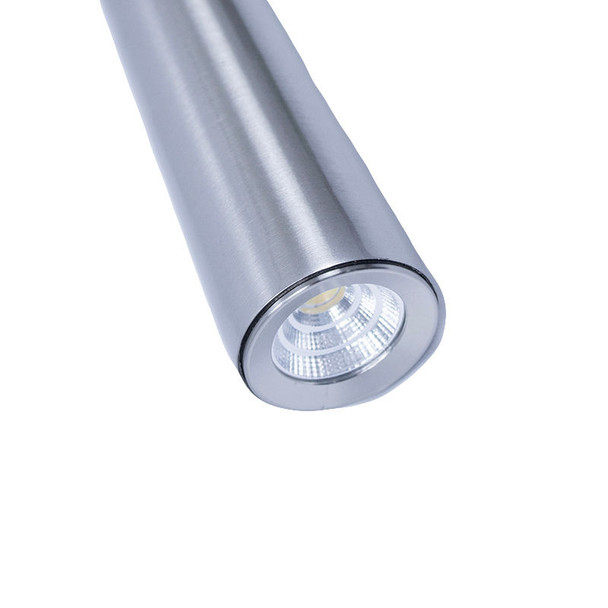 LCFT Series Residential Lighting, Power & CCT Adjustable Tapered Pendant with 6FT Adjustable Cord, Brushed Nickel Finish