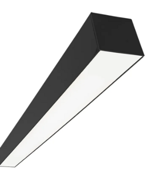 SCX Series 8Ft. Superior Architectural Seamless Linear LED Light - CCT Adjustable, Black Finish
