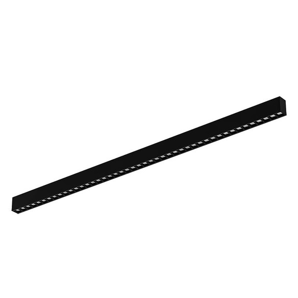 Architectural 2" Optic & Combined-Distribution Linear, 6FT, 60W, Multi-Color Temperature, Black Finish