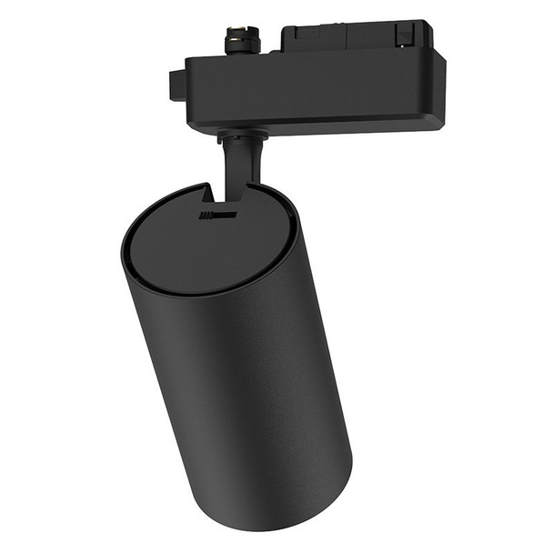 Builder Series Track Head with External Driver, Power and CCT Adjustable, 5W/10W/15W, 30K/35K/40K, Black