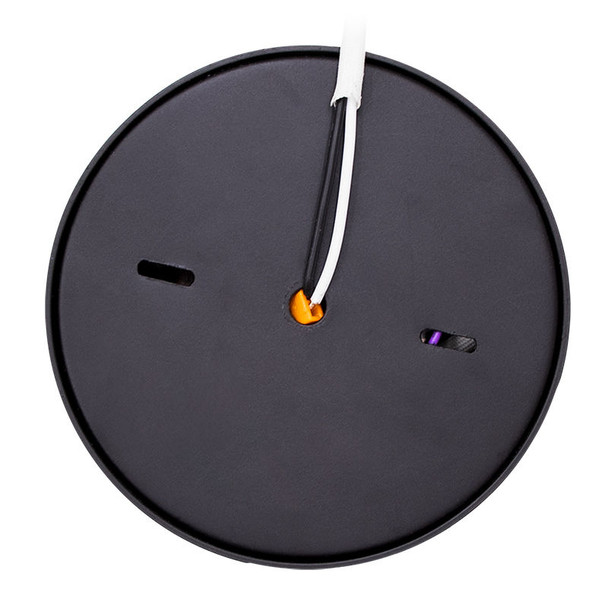 6 Inch by 10 Inch 20W RGBW Cylinder Light, Damp Location, Black