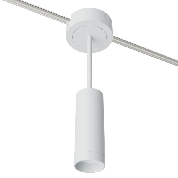 Cylinder And Pendant Lighting J-Box Cover Canopy, Up To 4 Pipe Entries, White