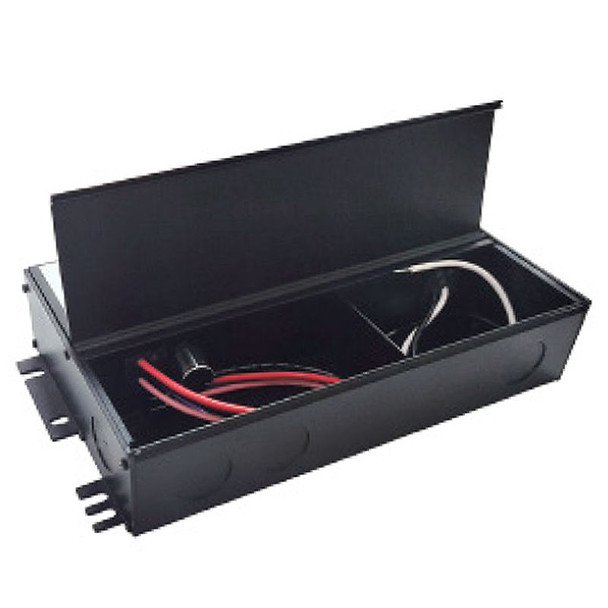 LED Driver, 120-277V to 24V, 150W, 5-In-1 Dimmable, with Junction Box