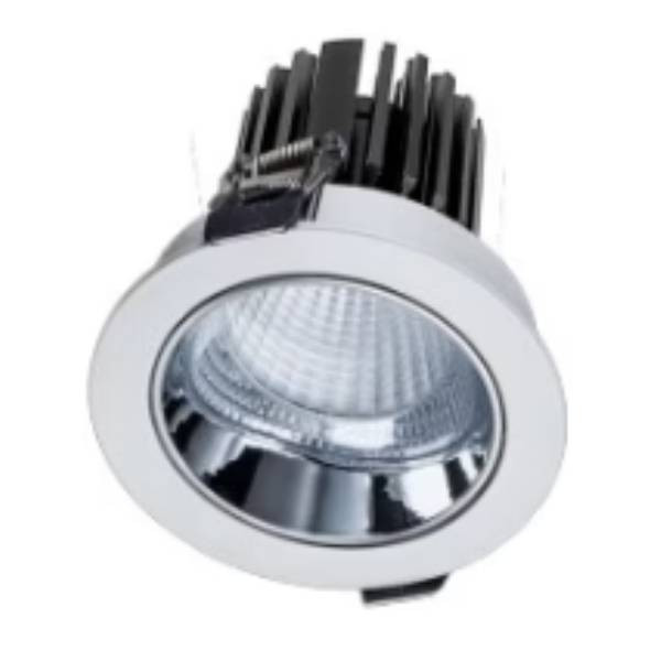 3 LED Winged Recessed Light, 10W, 4000K, White Trim Ring, Clear Lens