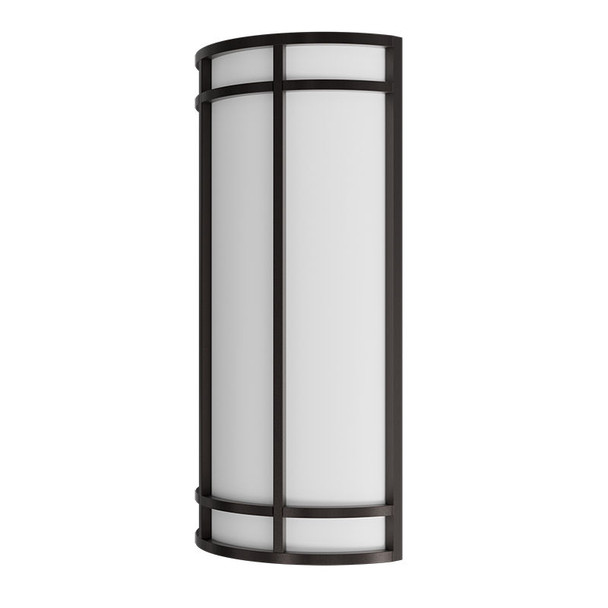 18-Inch Outdoor/Indoor LED Decorative Wall Sconce, 120-277V, 15W/20W/25W, 80lm/w, 30K/40K/50K, Oil-Rubbed Bronze