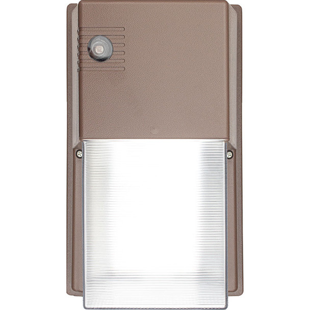 Power and CCT-Adjustable Small Wall Pack, 13W/20W/26W, 4231lm, 30K/40K/50K, Bronze