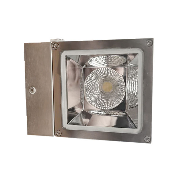 2x9W Up-Down Selectable Cube Wall Light, Power and CCT Adjustable, 4.87" (L) x 4.87" (H) x 4.87" (W), Brushed Nickel