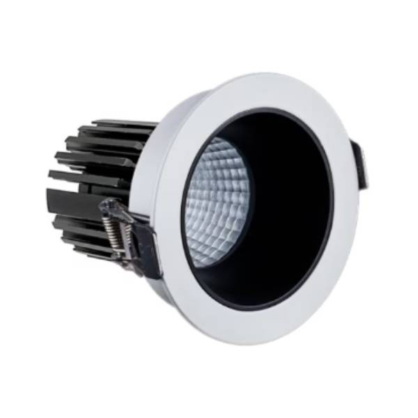 3" LED Winged Recessed Light, 10W, 700 lm, 2700K, White Finish