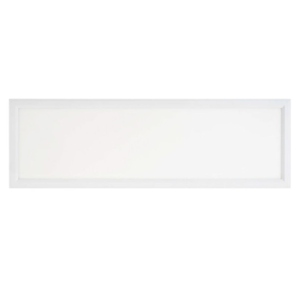 1X4 Power & CCT Adjustable Internal-Driver LED Surface Mount Panel, 40W/33W/20W, 3000K/4000K/5000K, White Finish