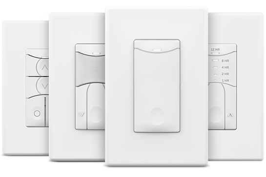 Wireless Remote 2 Button On/Off Wall Station, Battery Powered, Gray