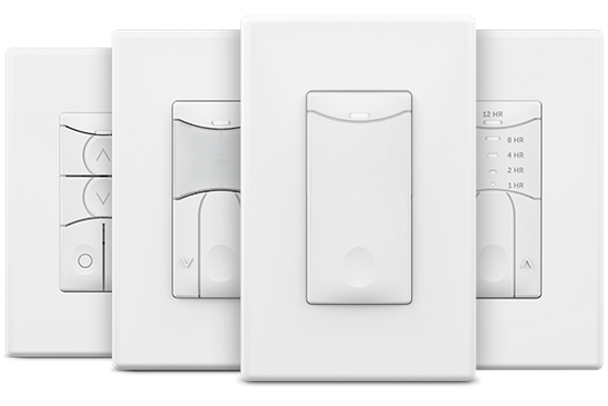 Wireless Remote 2 Button On/Off Wall Station, Battery Powered, Gray, Light Almond