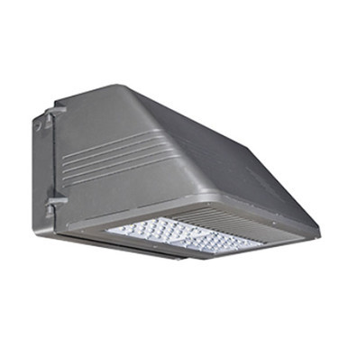 Full Cutoff Wall Pack, 3000K, 3471 Lumens, Type IV Optic, Silver Finish