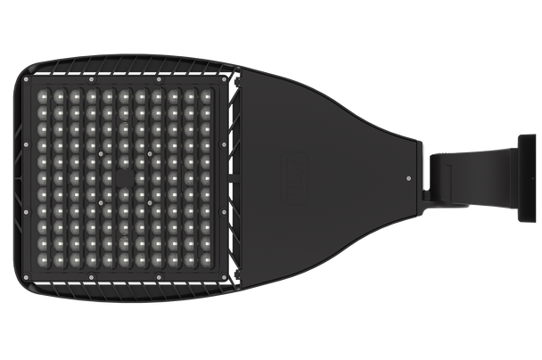 Skyline Area Light Series, 36,000 lm, 120-277V, 5000K, Forward Throw Automotive, Universal Mounting Bracket, Black