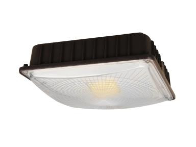 Value Canopy/Parking Fixture, 45W, 120-277V, Canopy, 5000K, Dark Bronze, Photocell