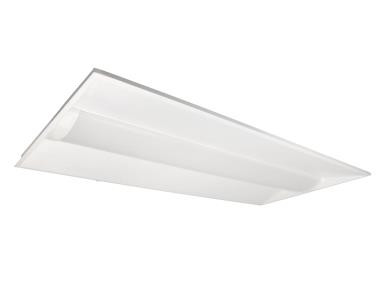 ArcMax Troffer, 2'x4', Dimmable, 22W, Color Selectable (3500K, 4000K, 5000K), Control Ready, 2 pack