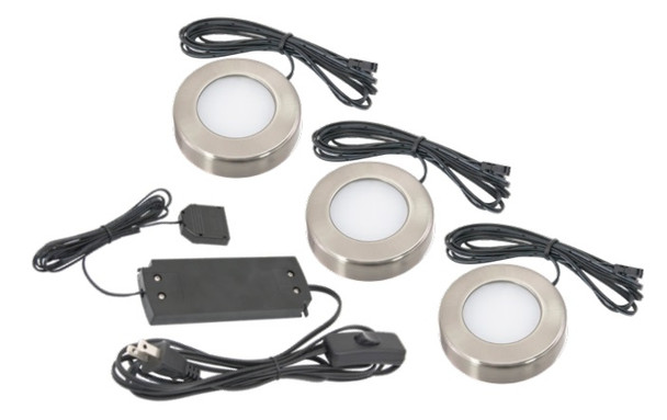 American Lighting OMNI LED Puck Light, 3 Pack Kit