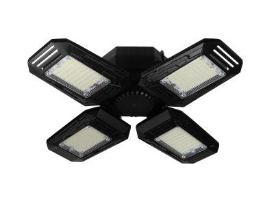 Garage Light, 54W, 120V, Black, 5000K