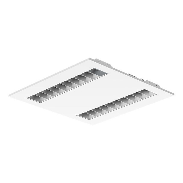 Architectural Grille Troffer, Wattage and CCT Selectable, 24W/28W/36W, 120lm/w, 35K/40K/50K