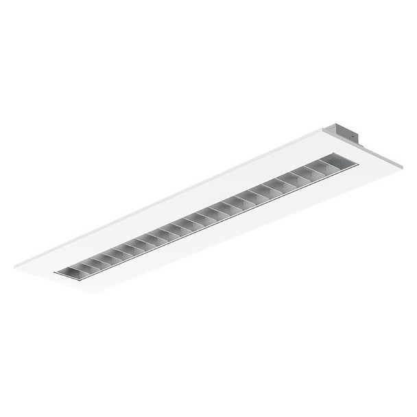 Architectural Grille Troffer, Wattage and CCT Selectable, 24W/28W/36W, 35K/40K/50K, 1x4