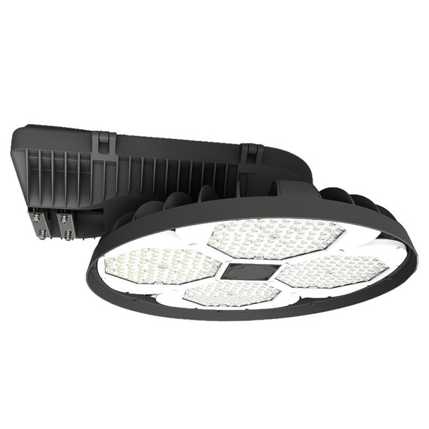 LED Stadium Flood Light, 180W-600W, Selectable Color Temperature, Black or Gray